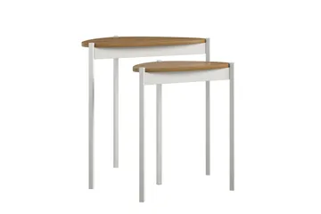 Genadi Sidobord - Vit - Möbler - Bord & matgrupp - Avlastningsbord & sidobord - Lampbord & sidobord