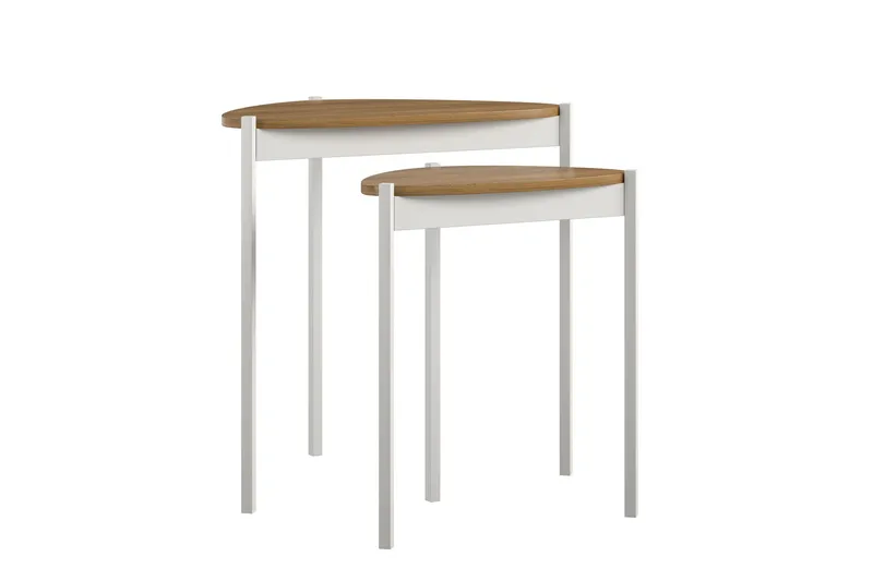 Genadi Sidobord - Vit - Möbler - Bord & matgrupp - Avlastningsbord & sidobord - Lampbord & sidobord