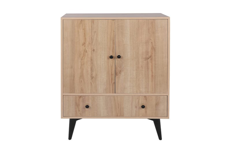 Gibia Sidobord 90 cm, Natur/Svart