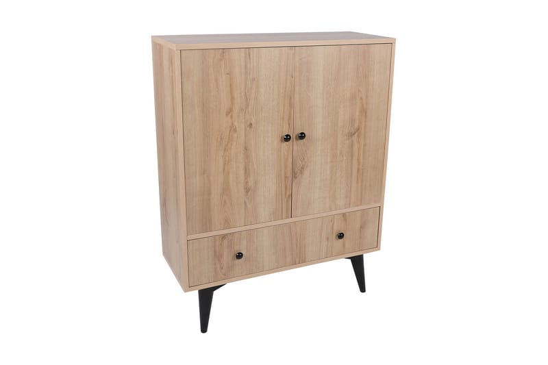 Gibia Sidobord 90 cm - Natur/Svart - Möbler - Bord & matgrupp - Avlastningsbord & sidobord - Lampbord & sidobord