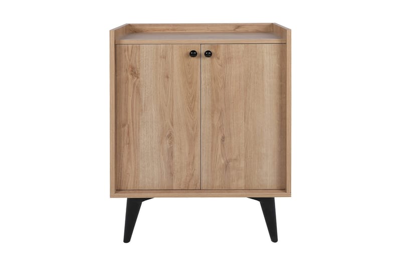 Kastelas Sidobord 70 cm, Natur/Svart