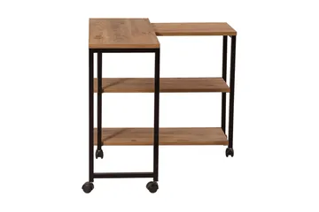 Lantenot Sidobord 76 cm - Natur/Svart - Möbler - Bord & matgrupp - Avlastningsbord & sidobord - Lampbord & sidobord