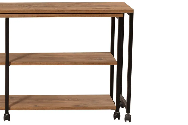 Lantenot Sidobord 76 cm - Natur/Svart - Möbler - Bord & matgrupp - Avlastningsbord & sidobord - Lampbord & sidobord