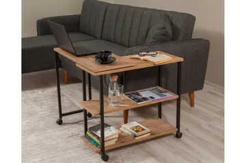 Lantenot Sidobord 76 cm - Natur/Svart - Möbler - Bord & matgrupp - Avlastningsbord & sidobord - Lampbord & sidobord