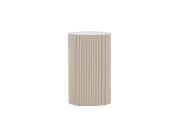 Lenox Sidobord 50 cm - Beige - Möbler - Bord & matgrupp - Avlastningsbord & sidobord
