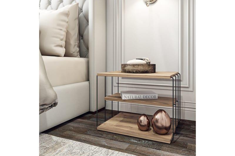 Ljusfors Sidobord 50 cm - Natur/Svart - Möbler - Bord & matgrupp - Avlastningsbord & sidobord - Lampbord & sidobord