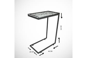 Maddeson Sidobord 46 cm - Ljus Natur/Svart - Möbler - Bord & matgrupp - Avlastningsbord & sidobord - Lampbord & sidobord