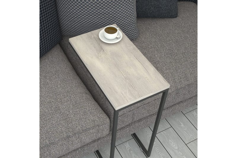 Maddeson Sidobord 46 cm - Ljus Natur/Svart - Möbler - Bord & matgrupp - Avlastningsbord & sidobord - Lampbord & sidobord