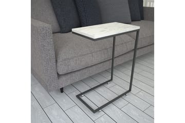 Maddeson Sidobord 46 cm - Svart/Vit - Möbler - Bord & matgrupp - Avlastningsbord & sidobord - Lampbord & sidobord