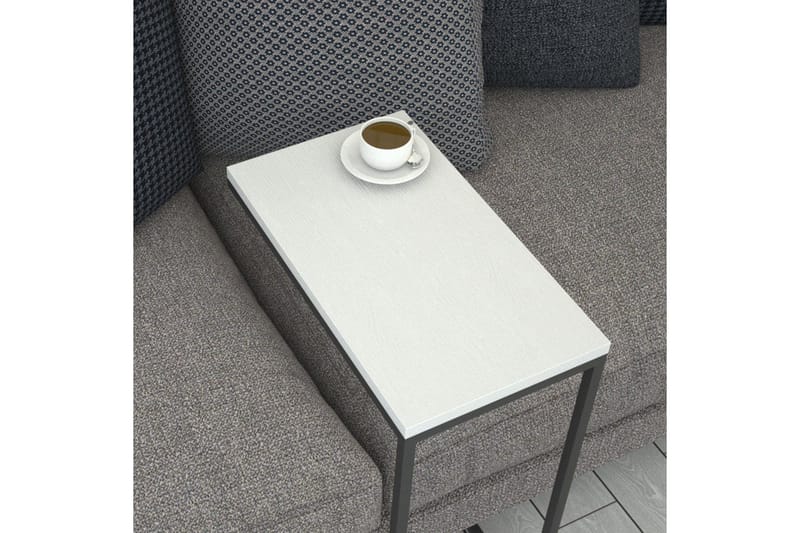 Maddeson Sidobord 46 cm - Vit - Möbler - Bord & matgrupp - Avlastningsbord & sidobord - Lampbord & sidobord