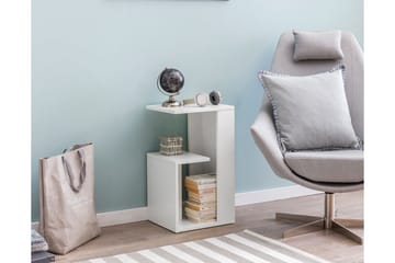 Melindy Sidobord 35 cm - Vit - Möbler - Bord & matgrupp - Avlastningsbord & sidobord - Lampbord & sidobord