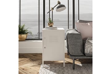 Mission District Sidobord 38x40 cm Vit - Dorel Home - Möbler - Bord & matgrupp - Avlastningsbord & sidobord - Lampbord & sidobord