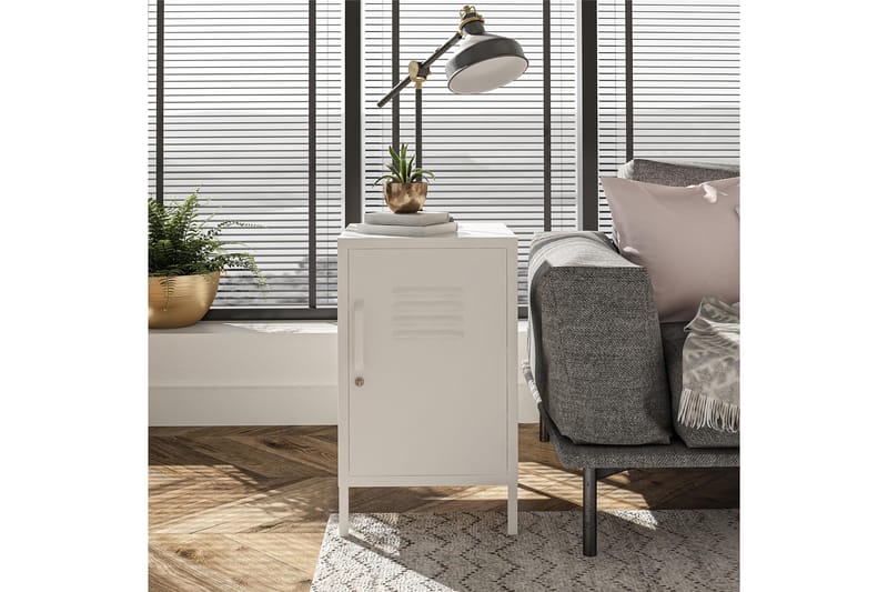 Mission District Sidobord 38x40 cm Vit, Dorel Home