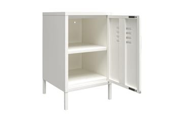 Mission District Sidobord 38x40 cm Vit - Dorel Home - Möbler - Bord & matgrupp - Avlastningsbord & sidobord - Lampbord & sidobord