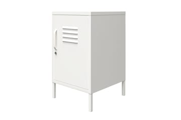 Mission District Sidobord 38x40 cm Vit - Dorel Home - Möbler - Bord & matgrupp - Avlastningsbord & sidobord - Lampbord & sidobord