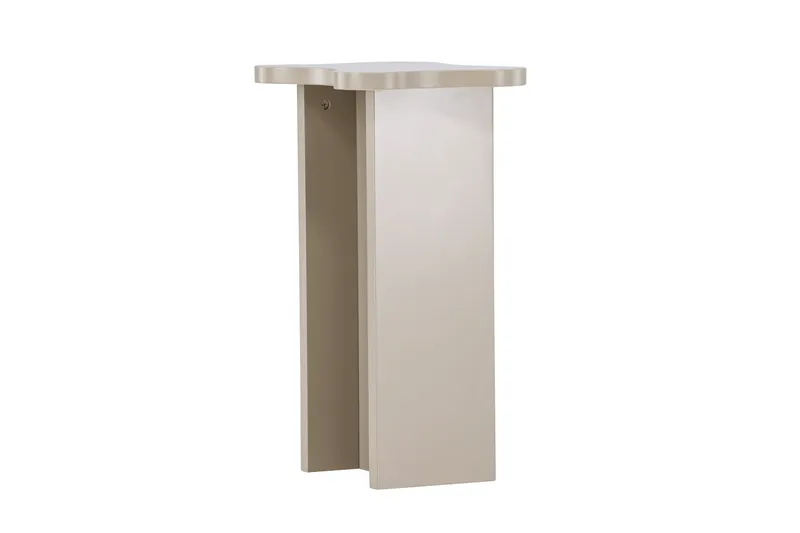 Molde Sidobord 42x30 cm - Beige - Möbler - Bord & matgrupp - Avlastningsbord & sidobord - Piedestal & blompiedestal