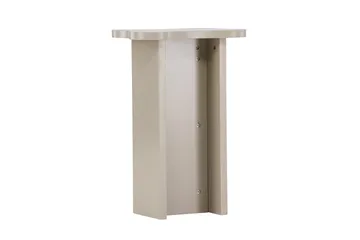 Molde Sidobord 42x30 cm - Beige - Möbler - Bord & matgrupp - Avlastningsbord & sidobord - Piedestal & blompiedestal