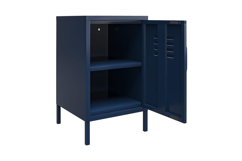 Moon Phases Sidobord 38x40 cm Blå - Dorel Home - Möbler - Bord & matgrupp - Avlastningsbord & sidobord - Lampbord & sidobord