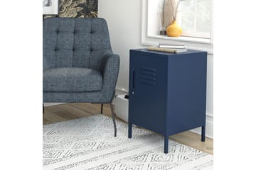 Moon Phases Sidobord 38x40 cm Blå - Dorel Home - Möbler - Bord & matgrupp - Avlastningsbord & sidobord - Lampbord & sidobord