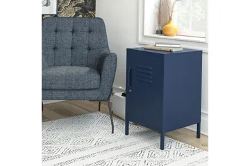 Moon Phases Sidobord 38x40 cm Blå - Dorel Home - Möbler - Bord & matgrupp - Avlastningsbord & sidobord - Lampbord & sidobord