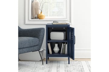 Moon Phases Sidobord 38x40 cm Blå - Dorel Home - Möbler - Bord & matgrupp - Avlastningsbord & sidobord - Lampbord & sidobord