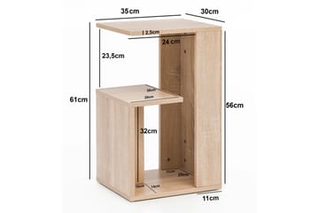 Moyinoluwa Sidobord 35 cm - Trä/natur - Möbler - Bord & matgrupp - Avlastningsbord & sidobord - Lampbord & sidobord