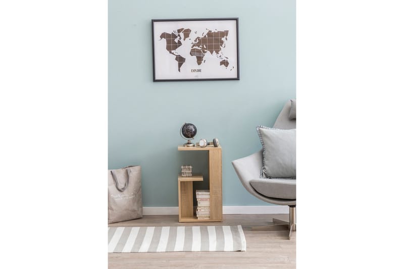 Moyinoluwa Sidobord 35 cm - Trä/natur - Möbler - Bord & matgrupp - Avlastningsbord & sidobord - Lampbord & sidobord