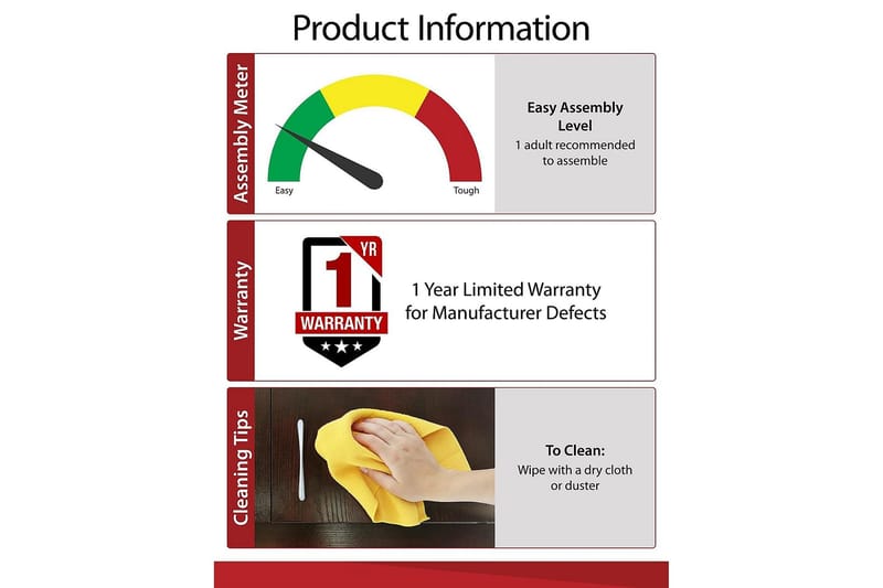 Owen Sidobord 50 cm Brun - Dorel Home - Möbler - Bord & matgrupp - Avlastningsbord & sidobord - Lampbord & sidobord