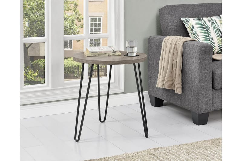 Owen Sidobord 50 cm Grå - Dorel Home - Möbler - Bord & matgrupp - Avlastningsbord & sidobord - Lampbord & sidobord