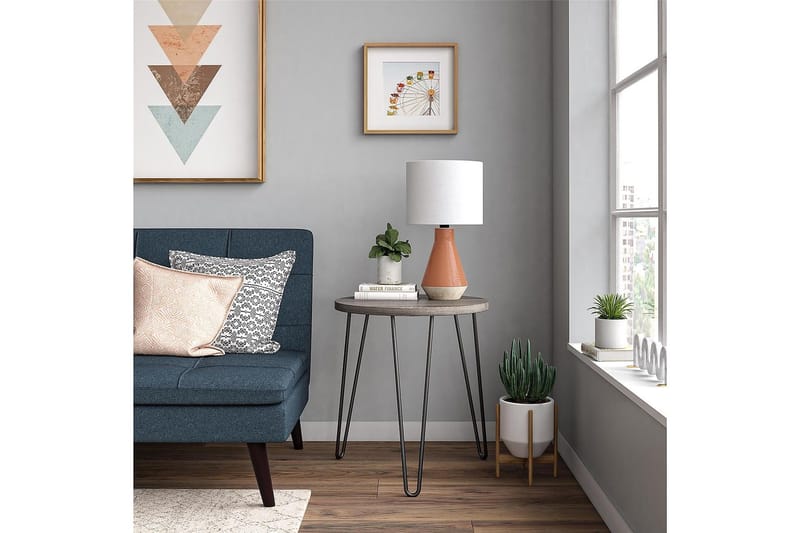 Owen Sidobord 50 cm Grå - Dorel Home - Möbler - Bord & matgrupp - Avlastningsbord & sidobord - Lampbord & sidobord