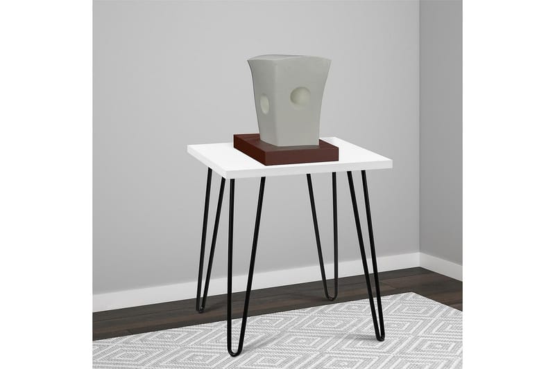 Owen Sidobord 50 cm Vit - Dorel Home - Möbler - Bord & matgrupp - Avlastningsbord & sidobord - Lampbord & sidobord