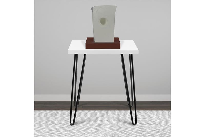 Owen Sidobord 50 cm Vit - Dorel Home - Möbler - Bord & matgrupp - Avlastningsbord & sidobord - Lampbord & sidobord