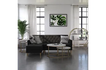 Revazi Sidobord Marmor - Vit - Möbler - Bord & matgrupp - Avlastningsbord & sidobord - Lampbord & sidobord