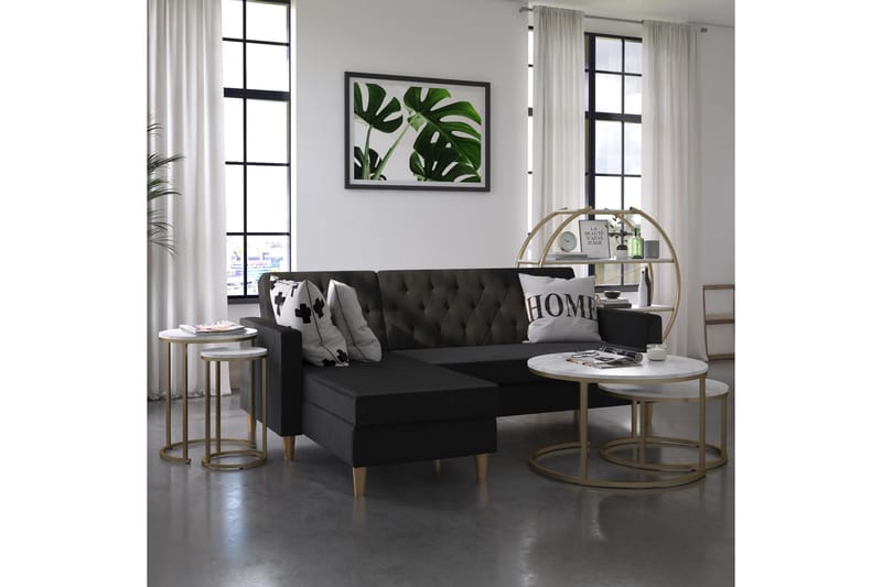 Revazi Sidobord Marmor - Vit - Möbler - Bord & matgrupp - Avlastningsbord & sidobord - Lampbord & sidobord