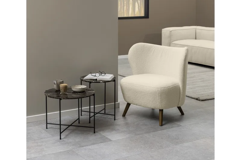 Sakchan Sidobord 42 cm Rund - Brun - Möbler - Bord & matgrupp - Avlastningsbord & sidobord - Lampbord & sidobord