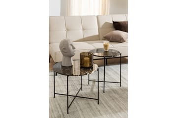 Sakchan Sidobord 42 cm Rund - Brun - Möbler - Bord & matgrupp - Avlastningsbord & sidobord - Lampbord & sidobord