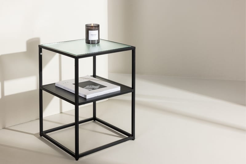 Sao Paulo Sidobord 40x40 cm - Svart - Möbler - Bord & matgrupp - Avlastningsbord & sidobord - Lampbord & sidobord