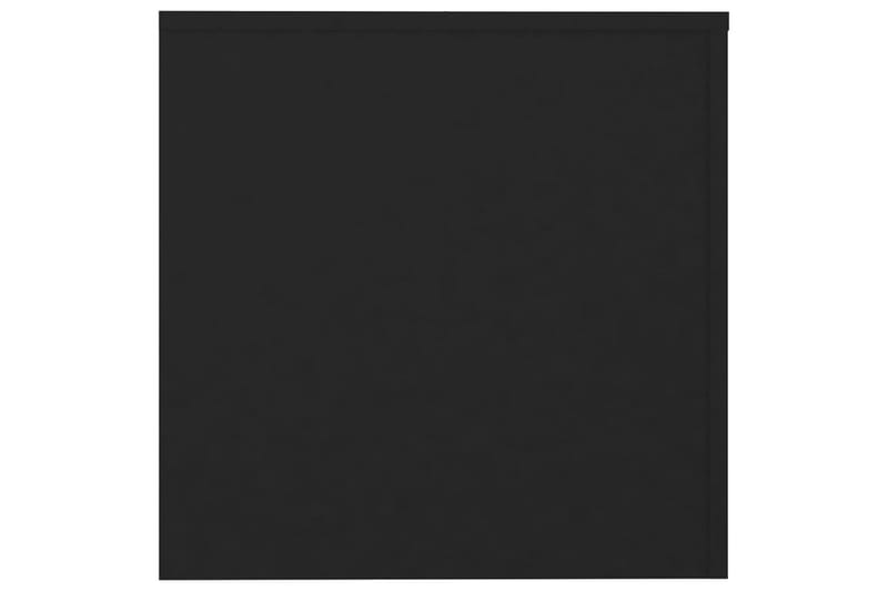 Sidobord 3 st svart spånskiva - Svart - Lampbord & sidobord - Brickbord & småbord