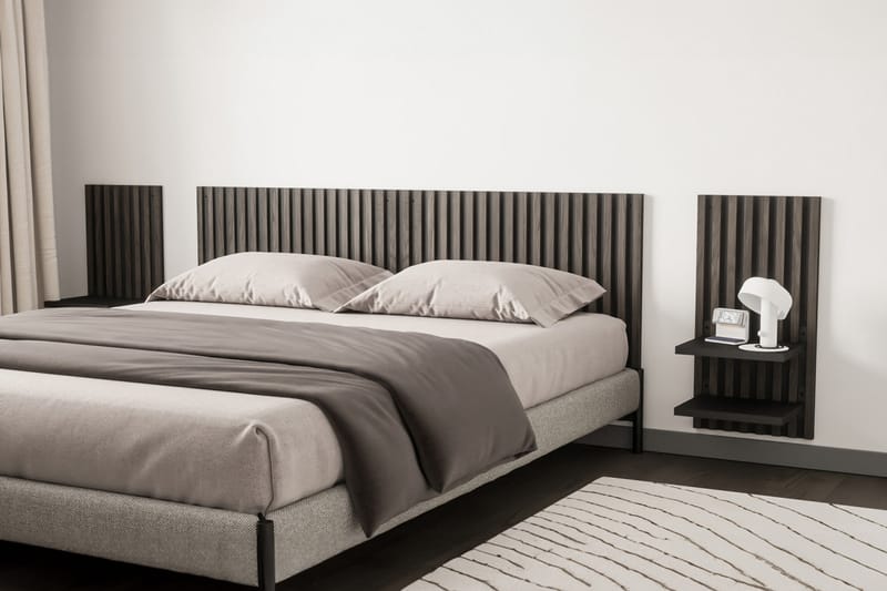 Sidobord Avignon 35x30 cm Svart - Venture Home - Lampbord & sidobord - Brickbord & småbord