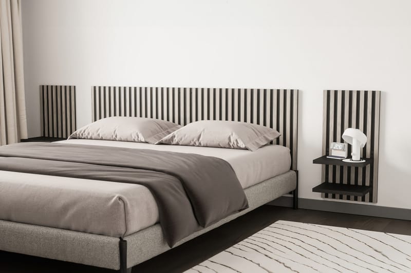 Sidobord Avignon 35x30 cm Svart - Venture Home - Lampbord & sidobord - Brickbord & småbord