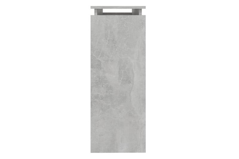 Sidobord betonggrå 102x30x80 cm spånskiva - Grå - Lampbord & sidobord - Brickbord & småbord
