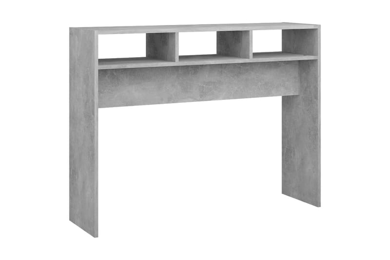 Sidobord betonggrå 105x30x80 cm spånskiva - Grå - Lampbord & sidobord - Brickbord & småbord