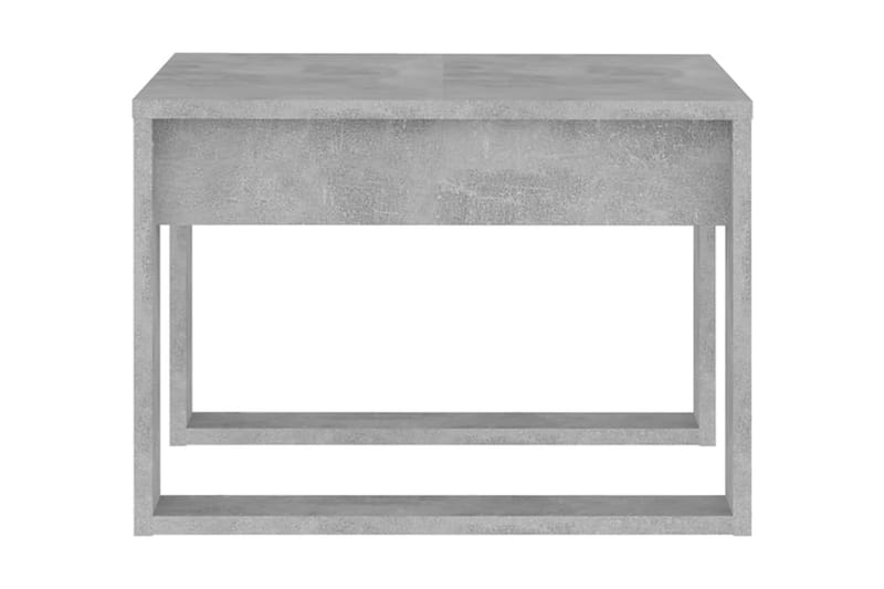 Sidobord betonggrå 50x50x35 cm spånskiva - Grå - Lampbord & sidobord - Brickbord & småbord