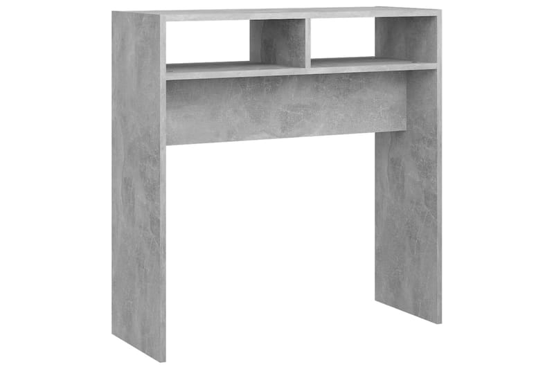 Sidobord betonggrå 78x30x80 cm spånskiva - Grå - Lampbord & sidobord - Brickbord & småbord