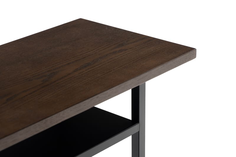Sidobord Cantwall 40 cm - Mörkbrun/Mattsvart - Lampbord & sidobord - Brickbord & småbord