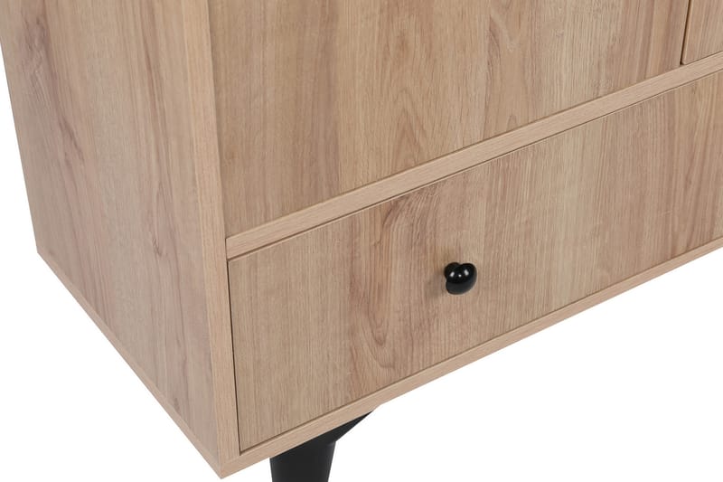 Sidobord Chaon 90 cm - Natur/Svart - Möbler - Bord & matgrupp - Avlastningsbord & sidobord - Lampbord & sidobord