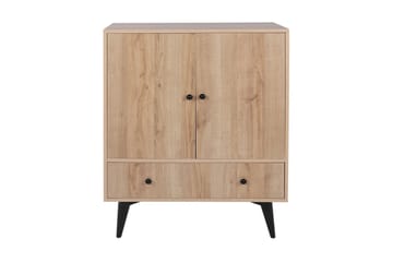 Sidobord Chaon 90 cm - Natur/Svart - Möbler - Bord & matgrupp - Avlastningsbord & sidobord - Lampbord & sidobord