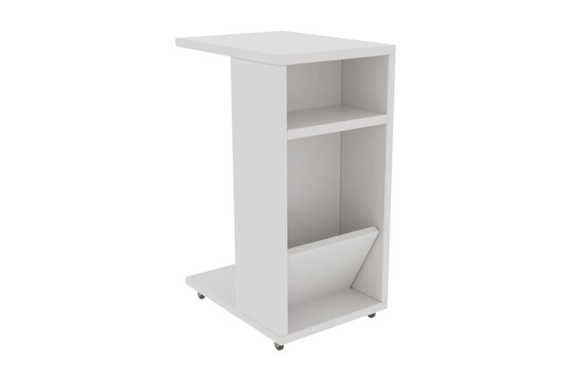 Sidobord Filint 63 cm - Vit - Möbler - Bord & matgrupp - Avlastningsbord & sidobord - Lampbord & sidobord