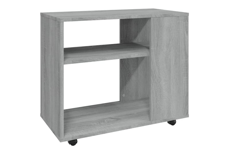 Sidobord grå sonoma 70x35x55 cm konstruerat trä - Grå - Lampbord & sidobord - Brickbord & småbord