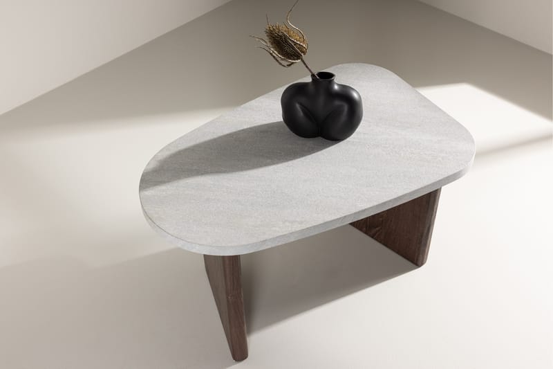 Sidobord Grönvik 70x45 cm Ljusgrå - Venture Home - Lampbord & sidobord - Brickbord & småbord
